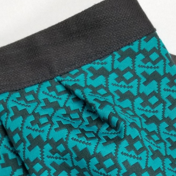 Mossimo Teal Geometric Skirt - Picture 2 of 6